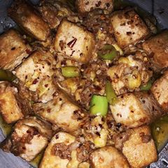 Sizzling Buttered Tofu A picture of Sizzling Buttered Tofu.