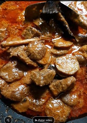 Foto resep Rendang Jengkol dan Daging Sapi