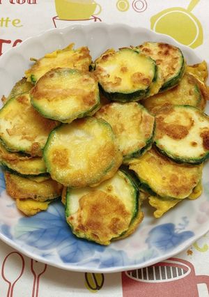 香煎櫛瓜 的食譜成品照片