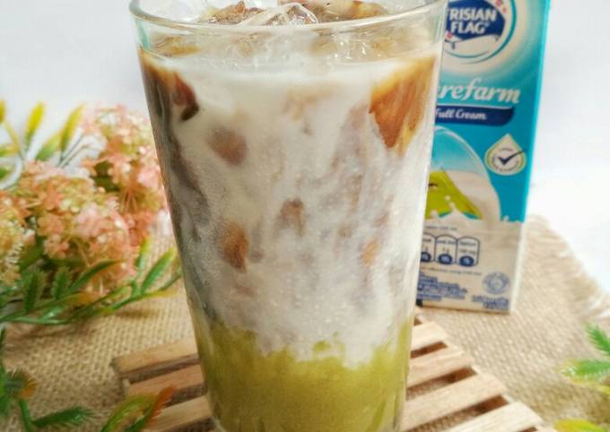 Resep Matcha Expresso Fusion 🍷 Anti Gagal
