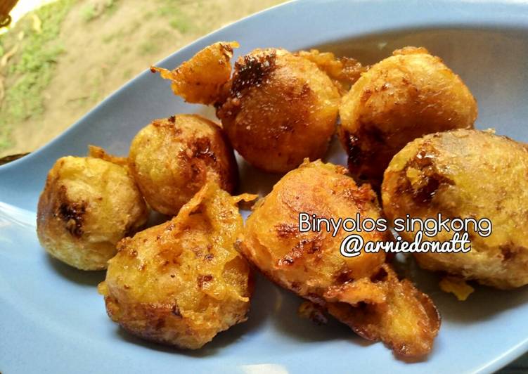 Resep Binyolos singkong Manado / Getuk goreng Jawa