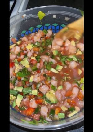 A picture of Ceviche.