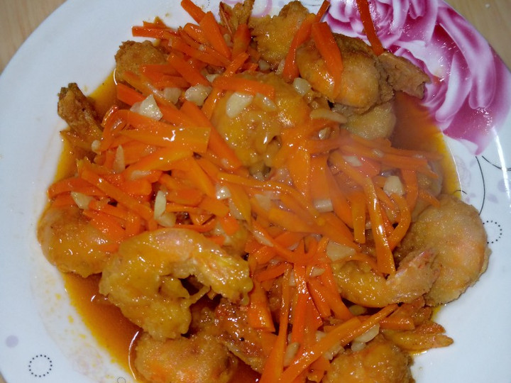 Cara Gampang Membuat Udang asam manis saori Kekinian