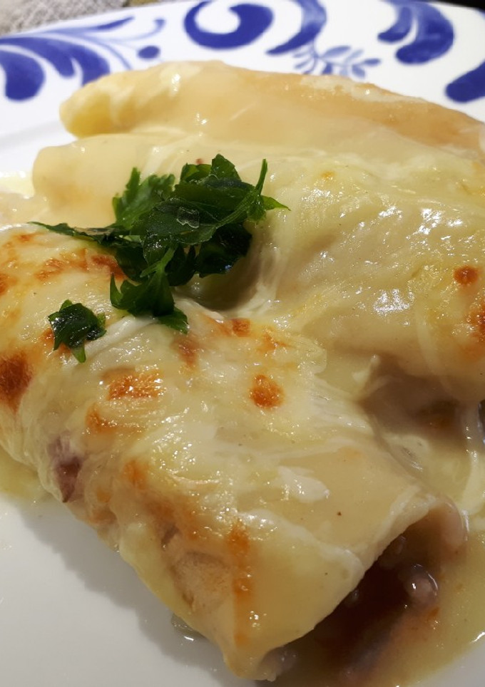 Una foto de Canelones de carne