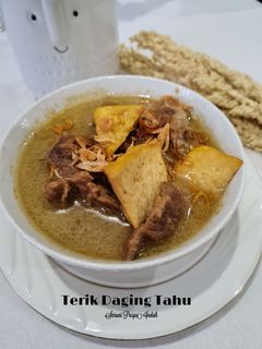 Foto resep Terik Daging Tahu