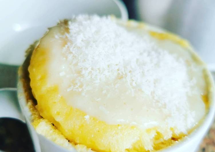 Bolo de Coco na caneca