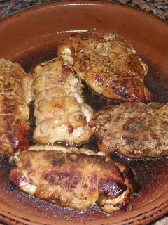 Una foto de Pechuguitas de pollo rellenas