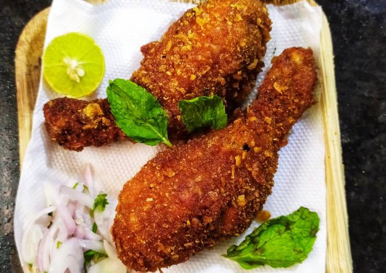 Easiest Way to Prepare Perfect Crispy Fried Chicken Drumstick