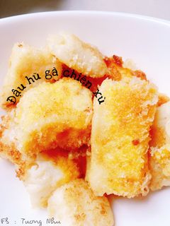 Hình của món Đậu Hũ Gà Chiên Xù.