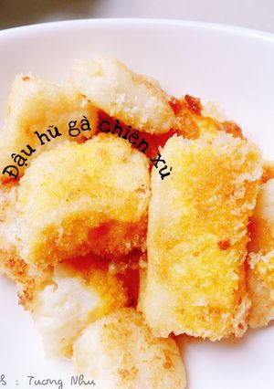 Hình của món Đậu Hũ Gà Chiên Xù.