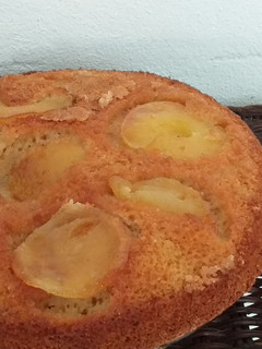 Una foto de Torta húmeda de manzana