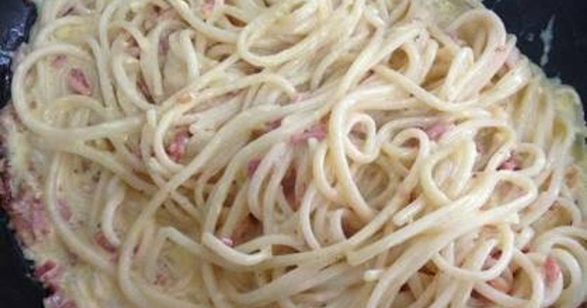 Espagueti Blanco Receta de Israel Sh Vela- Cookpad