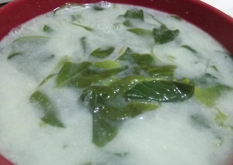 Sayur Bobor Bayam sederhana