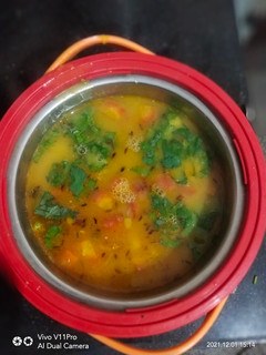 A picture of Toor dal fry.