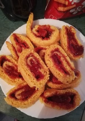 Lekváros tekercs recept fotója