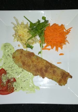 Una foto de Milanesas de zucchini