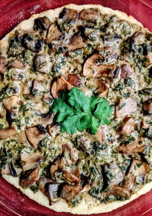 A picture of Mushroom pie.