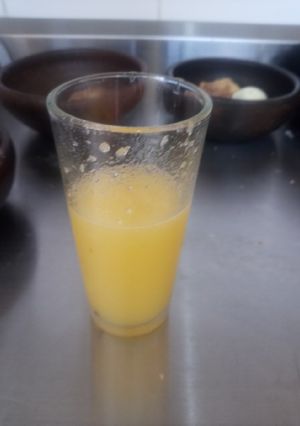 Una foto de Jugo de papaya