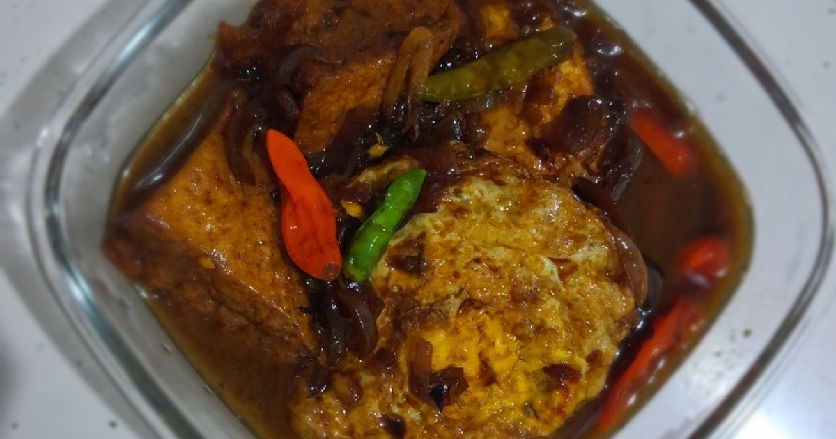 Tahu Telur Ceplok Kecap