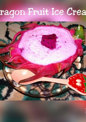 Foto resep 29. Dragon Fruit Ice Cream