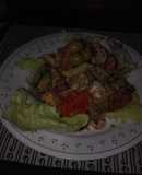 Ensalada de quinua y pollo