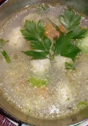 Foto resep Sup bola bola ayam dengan oyong