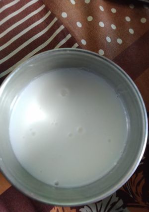 A picture of Mitthii lassi.