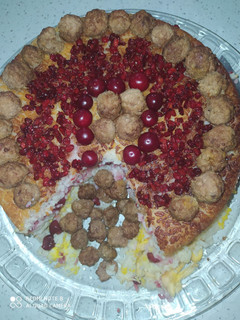 عکسی از دستور ته چین آلبالو پلو