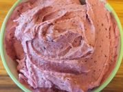 Una foto de helado platano thermomix