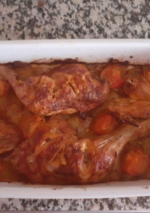 Una foto de Pollo asado al estilo turco