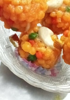 बूंदी के लड्डू (boondi ke ladoo recipe in Hindi) रेसिपी मुख्य फोटो