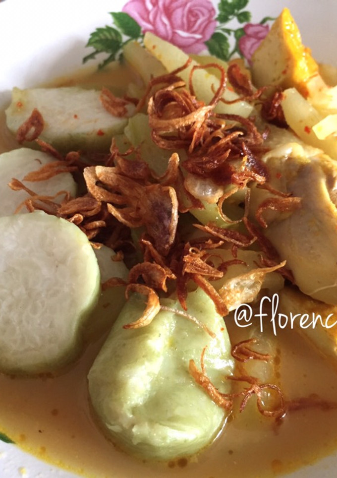 Foto resep Lontong Sayur Opor Ayam