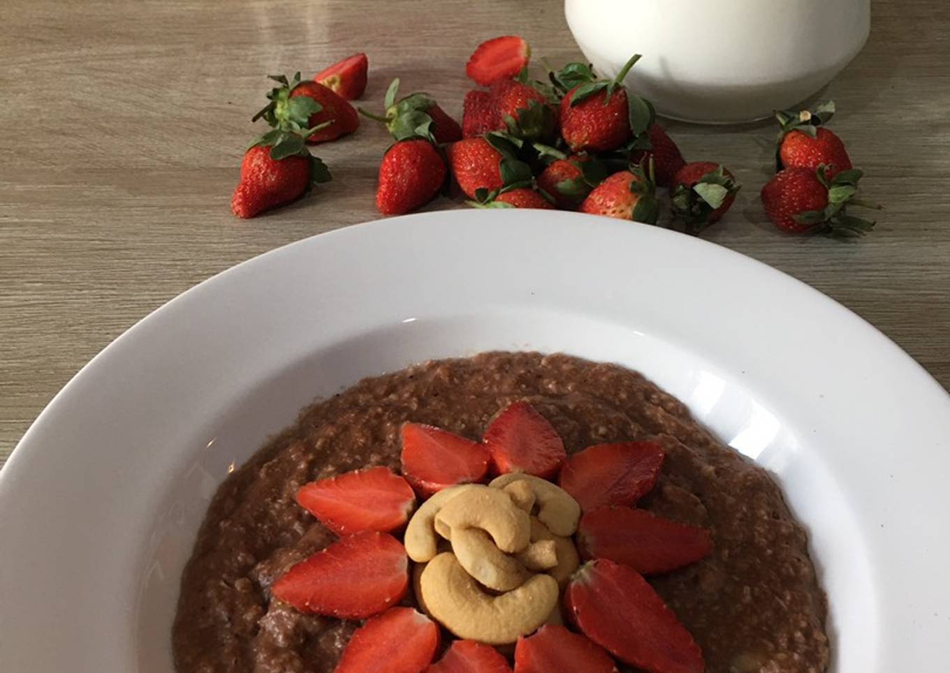 Strawberry Chocolate Oatmeal