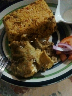 Una foto de Arroz con mariscos mixtos