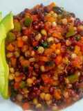 Githeri served with ovacado