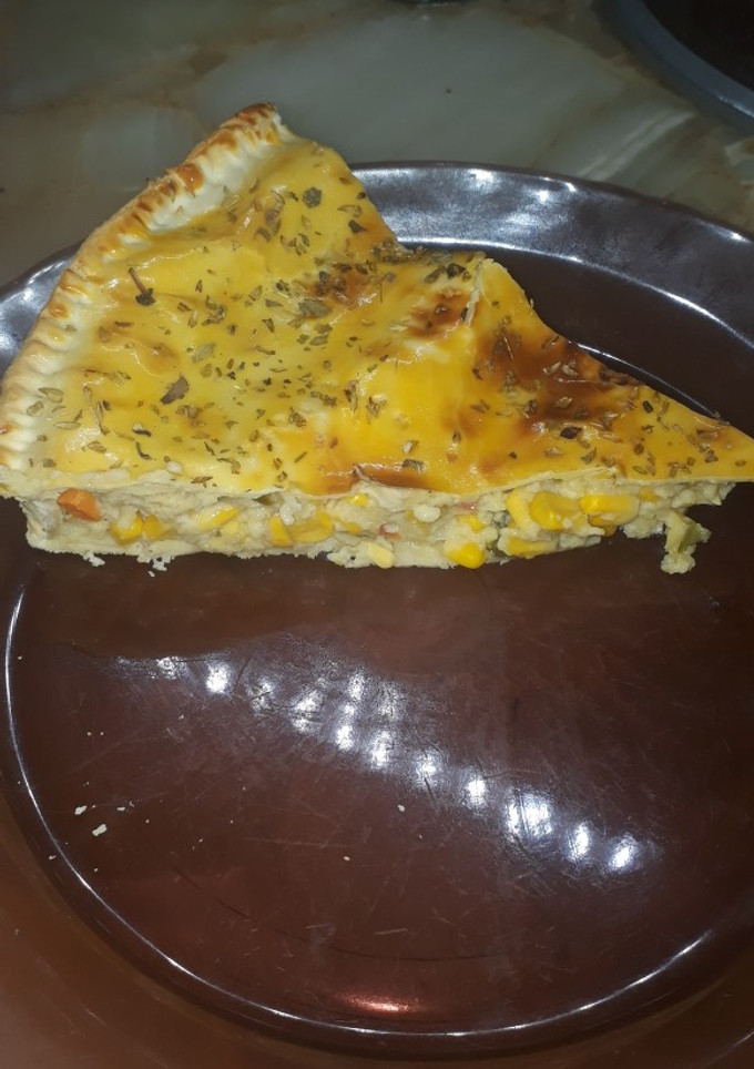 Una foto de Tarta de choclo y muzarella