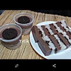 รูปของ Silky Puding Oreo Milo, 1 sachet agar-agar