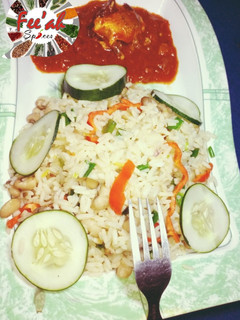 A picture of Gingered rice n beans.