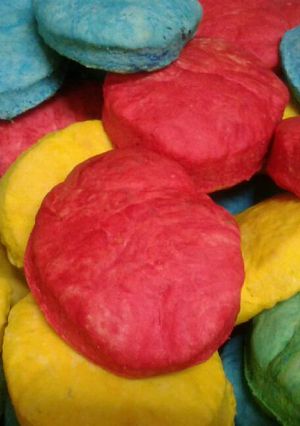 Una foto de Pan de hamburguesas en colores