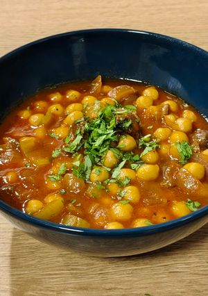 Una foto de Garbanzos con zamburiñas