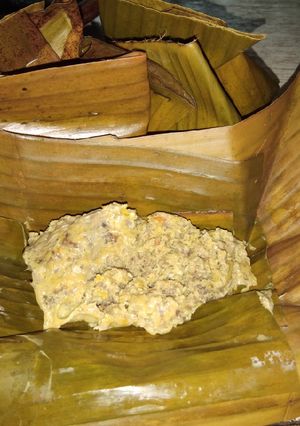 Foto resep Botok / pepes daging