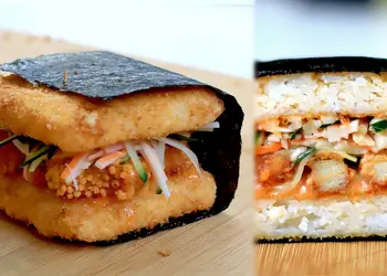 Masakan Unik Burger Sushi (Burgushi) Enak Bergizi