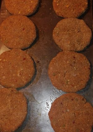 A picture of Homemade Spicy Chicken Burger Patties.