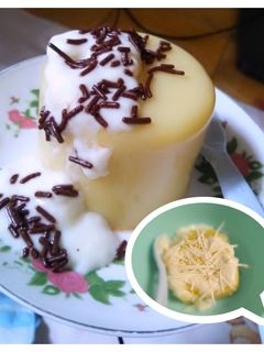 Foto resep Puding jagung saus fla