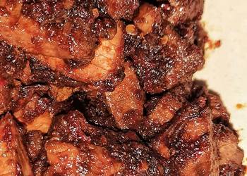 Resep Unik Daging sapi bumbu kecap pedas (resepnya mudah banget) Ala Warung