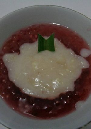 Foto resep Bubur Mutiara Kuah Pisang Ijo