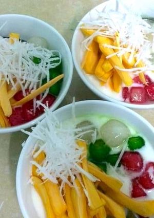Hình của món Sữa chua mít.
