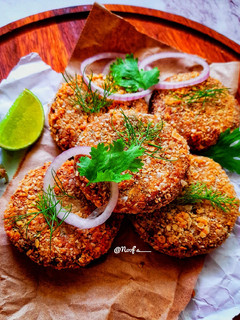 Foto resep Aloo Tikki / Aloo Kabab / Proteina Kabab (Vegan Patty)