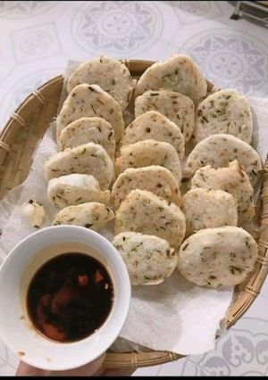 Hình của món Bánh "chị" - Bánh bột lọc chiên.