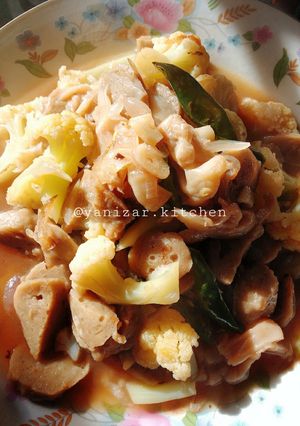 Foto resep Tumis bunga kol jamur tiram